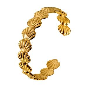 Gold Shell Design Bracelet